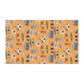 Kitchen Towel with Maui, HI in orange