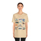 Unisex Jersey Short Sleeve Tee with Ocala, Florida FL landmarks print