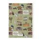 Paperback notebook with South St. Paul, Mendota, Hastings, Hampton, Inver Grove Heights near the Minneapolis Minnesota MN landmarks in olive 150 lined pages