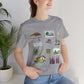 Unisex Jersey Short Sleeve Tee with Garland, Texas TX landmarks print