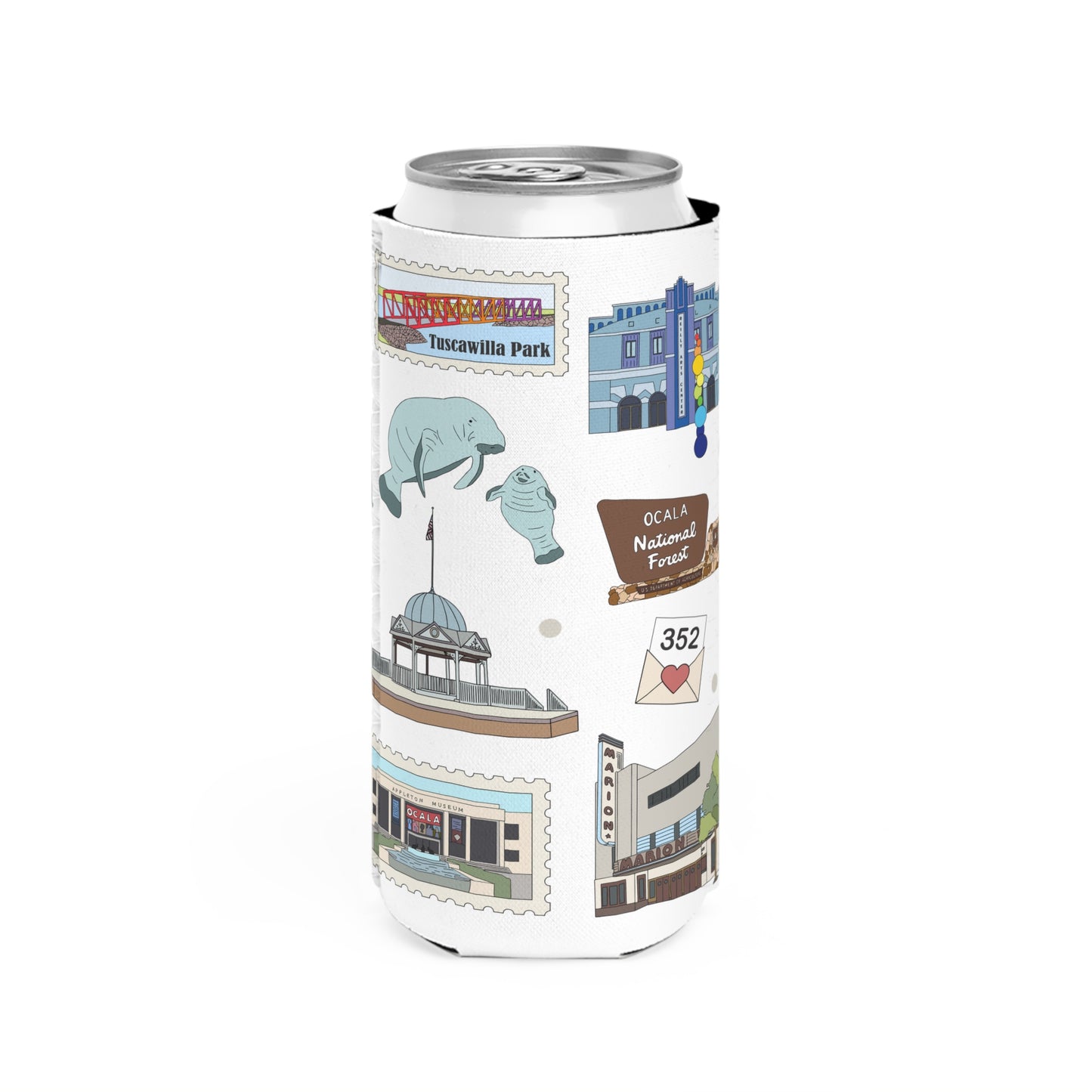 Slim Can Cooler with Ocala, Florida FL