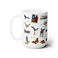 Ceramic Mug 15oz with Austin, Texas TX in white