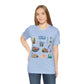 Unisex Jersey Short Sleeve Tee with Knoxville, Tennessee TN landmarks print