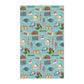 Kitchen Towel with Atlanta, GA in turquoise