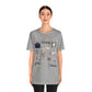 Unisex Jersey Short Sleeve Tee with Bagdad, Florida FL landmarks print
