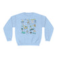 Unisex NuBlend® Crewneck Sweatshirt with Navarre Beach, FL in assorted colors