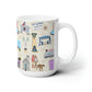 Ceramic Mug 15oz with Seaside, FL in beige