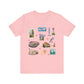 Unisex Jersey Short Sleeve Tee with Knoxville, Tennessee TN landmarks print
