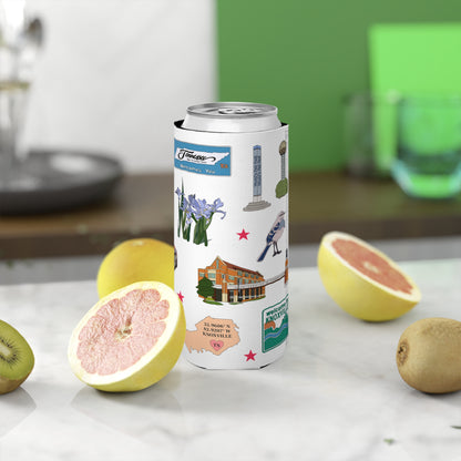 Slim Can Cooler with Knoxville, Tennessee TN