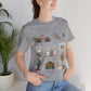 Unisex Jersey Short Sleeve Tee with Tucson, Arizona AZ landmarks print