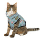 Pet Hoodie with Tallahassee Florida landmarks in blue