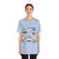 Unisex Jersey Short Sleeve Tee with Ocala, Florida FL landmarks print
