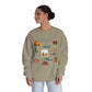 Unisex NuBlend® Crewneck Sweatshirt with Santa Fe, New Mexico NM in assorted colors