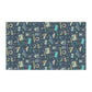 Kitchen Towel with Navarre Beach, FL in navy