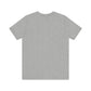 Unisex Jersey Short Sleeve Tee with Charlotte, North Carolina NC landmarks print