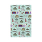 Kitchen Towel with Janesville, Wisconsin WI in mint