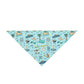 Pet Bandana with Navarre Beach, FL in sky blue