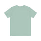 Unisex Jersey Short Sleeve Tee with Charlotte, North Carolina NC landmarks print