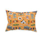 Broadcloth Pillow with Maui, HI in orange