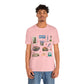 Unisex Jersey Short Sleeve Tee with Knoxville, Tennessee TN landmarks print