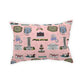 Broadcloth Pillow with Tallahassee, FL in pink