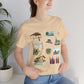 Unisex Jersey Short Sleeve Tee with Garland, Texas TX landmarks print