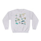 Unisex NuBlend® Crewneck Sweatshirt with Navarre Beach, FL in assorted colors