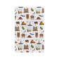 Kitchen Towel with Santa Fe, New Mexico NM in white