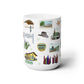 Ceramic Mug 15oz with Garland, Texas TX in white