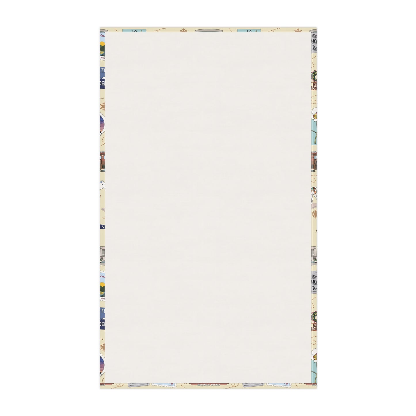 Kitchen Towel with Ogden, UT in cream