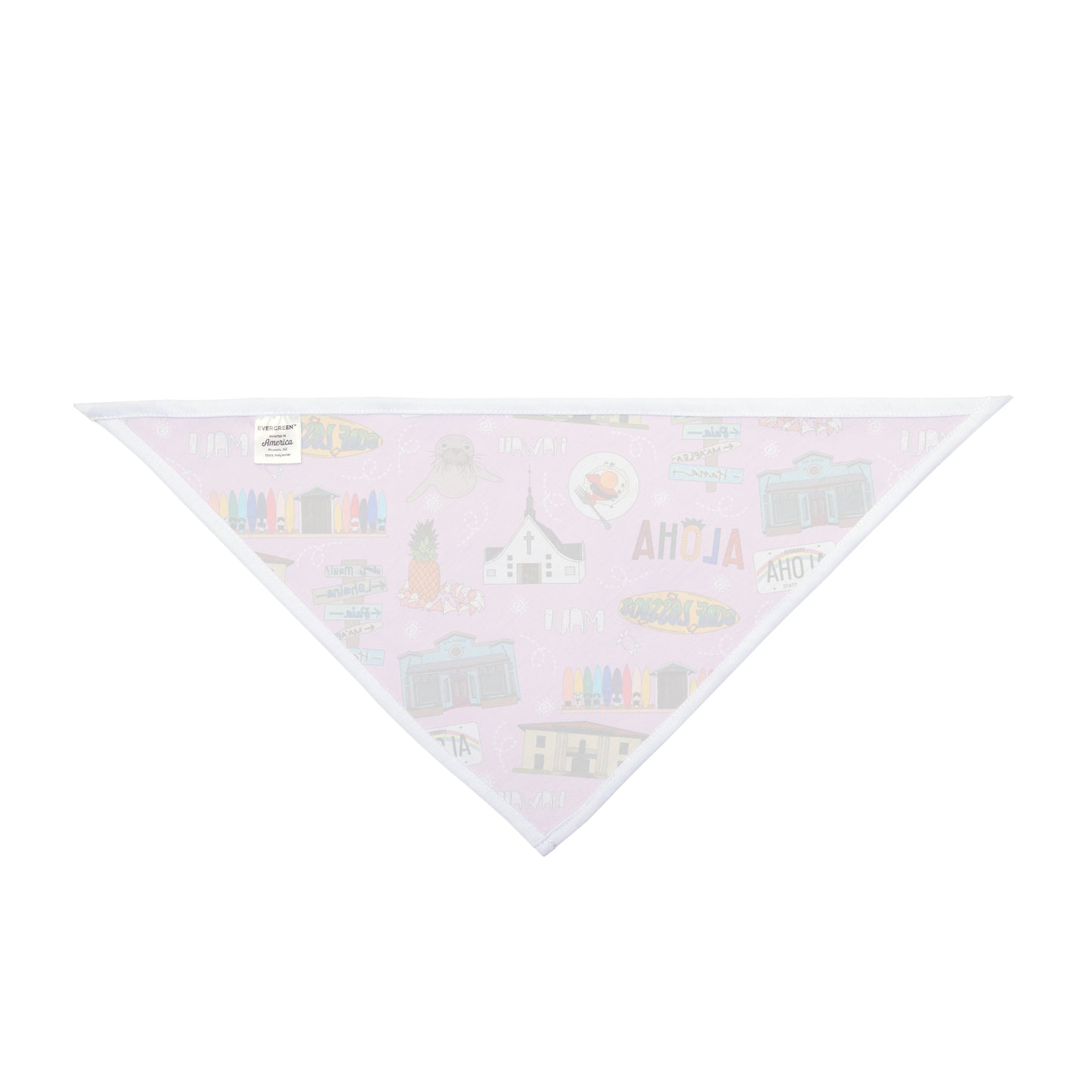 Pet Bandana with Maui, HI in pink