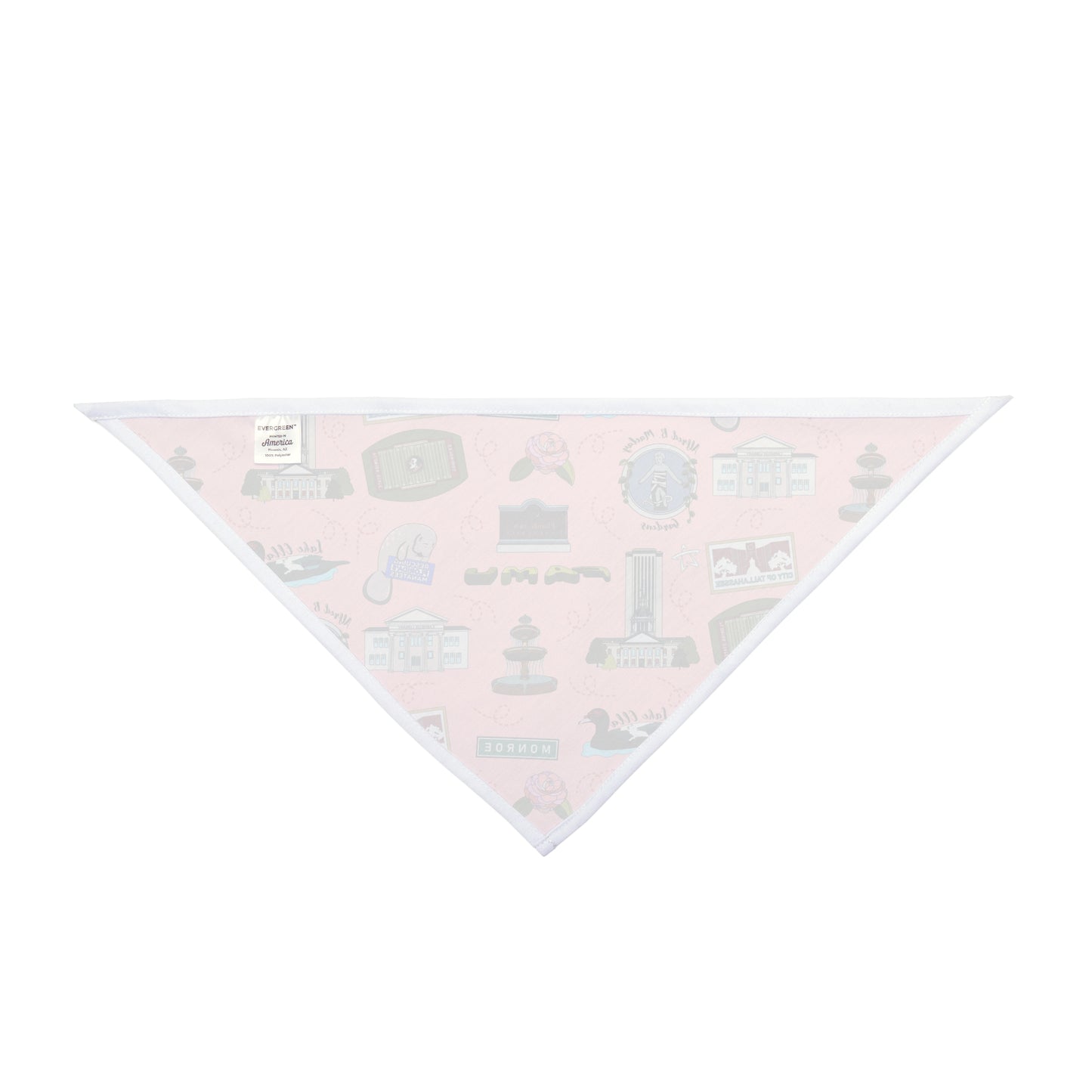 Pet Bandana with Tallahassee, FL in pink