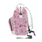 Multifunctional Diaper Backpack Pensacola pink