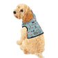 Pet Hoodie with Tallahassee Florida landmarks in blue