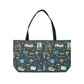 Tote Bag with Galveston, TX in deep ocean