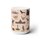 Ceramic Mug 15oz with Austin, Texas TX in sand