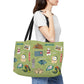 Tote Bag with Atlanta, GA in green