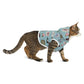 Pet Hoodie with Tallahassee Florida landmarks in blue