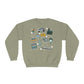 Unisex NuBlend® Crewneck Sweatshirt with New Jersey in assorted colors