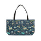 Tote Bag with Navarre Beach, FL in navy