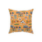 Broadcloth Pillow with Maui, HI in orange