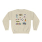 Unisex NuBlend® Crewneck Sweatshirt with Maui, HI in assorted colors