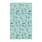 Kitchen Towel with Navarre Beach, FL in sky blue