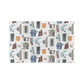 Kitchen Towel with Ocala, Florida FL in white