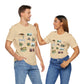 Unisex Jersey Short Sleeve Tee with Garland, Texas TX landmarks print