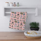 Kitchen Towel with Tallahassee, FL in pink