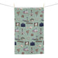 Kitchen Towel with Bagdad, Florida FL in green