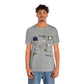 Unisex Jersey Short Sleeve Tee with Bagdad, Florida FL landmarks print