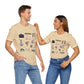Unisex Jersey Short Sleeve Tee with Bagdad, Florida FL landmarks print