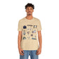 Unisex Jersey Short Sleeve Tee with Bagdad, Florida FL landmarks print
